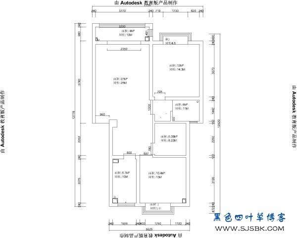 【混搭】彩龙小区85平方米北欧加现代混搭设计效果图