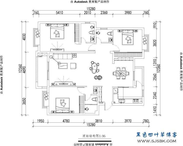 【新中式全景】乌龙村回迁房160平方米精致设计效果