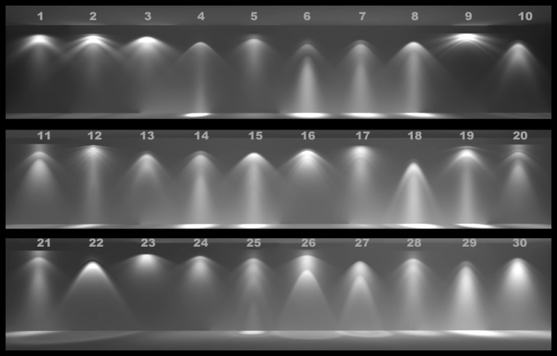 免费分享，光域网30种IES灯光