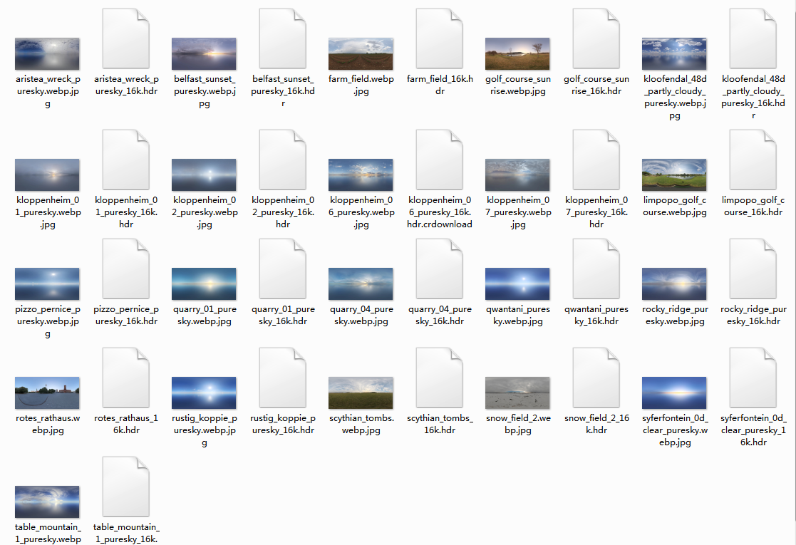 国外hdr高清全景贴图16K第二次更新下载-第1张图片