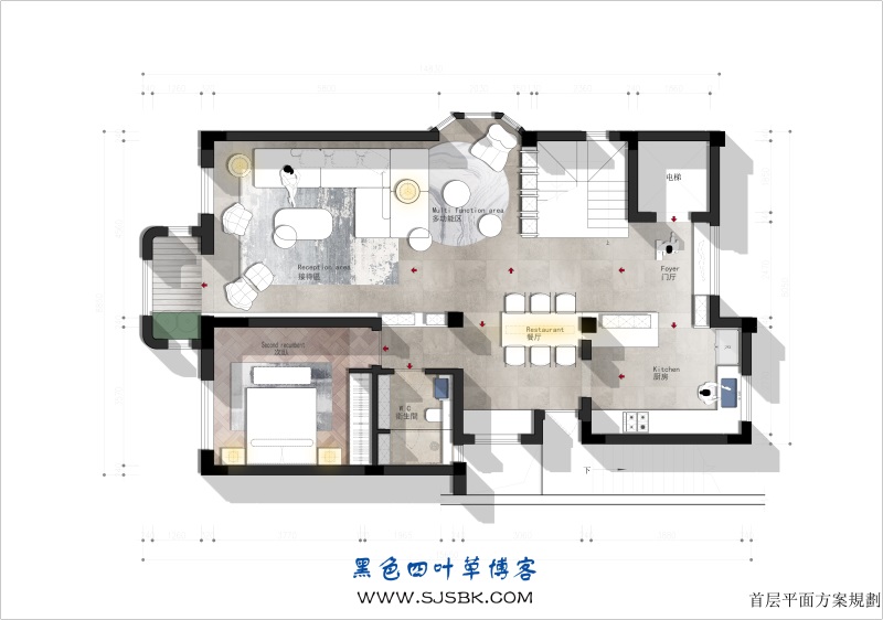 2023年彩平图教程_室内设计平面效果图素材-第17张图片