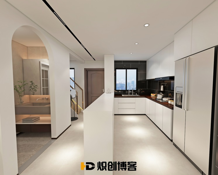 西双版纳-阅蓝山全屋设计极简风-第3张图片